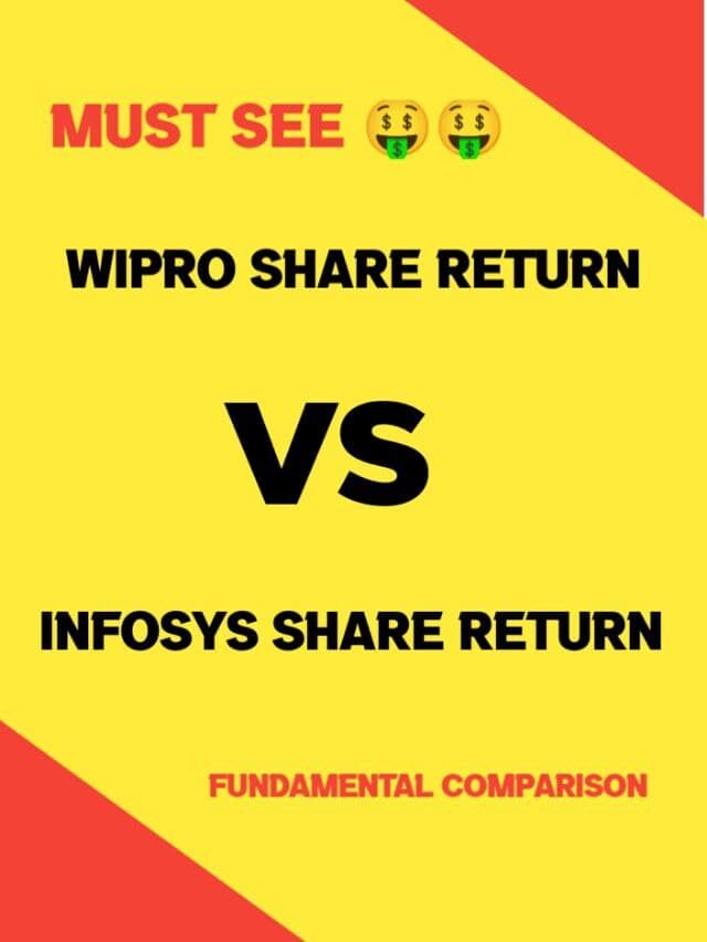 Wipro share price vs Infosys share price