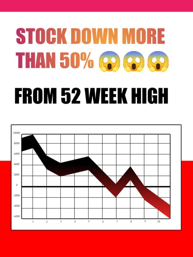 Stocks down more than 50%